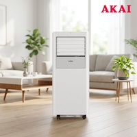 Climatiseur portable 9000 BTU à double tuyau, économe en énergie, faible bruit, télécommande, pour hôtel, magasin A22