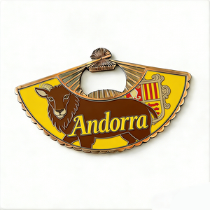 Vente en gros d'aimants de réfrigérateur en métal personnalisés, souvenirs touristiques d'Andorre, cadeaux décoratifs - Product Image 6