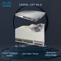 Cisco Catalyst 9300L-24T-4X-A Neuf en stock Commutateur géré 24 ports avec 4 uplinks SFP Gigabit Garantie 1 an QoS SNMP Scellé