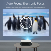Hotack Venta al por mayor 7000 lúmenes LED Smart Android WiFi Proyector portátil 1080P Mini 4K Proyector