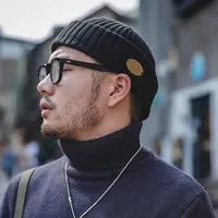 Gorro de lana Maden para hombre, gorros de invierno para mujer, bufanda, máscara, gorras, gorro grueso y cálido hecho a mano, gorros tipo hiyab.
