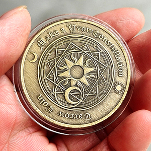 Monedas Conmemorativas de Metal Personalizadas de Fábrica, Monedas de Oro y Plata Conmemorativas de las Doce Constelaciones, Moneda de Desafío Personalizada - Product Image 1