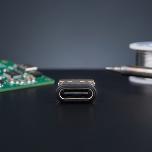อะแดปเตอร์เชื่อมต่อ Ariba Technology USB 3.0 Type C ตัวเมีย แบบ SMT มุมฉาก กันน้ำ ชุบทอง รุ่น PA10T ตัวเรือนสแตนเลส 94 - Product Image 2