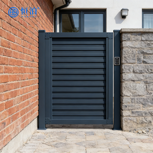 Portail de marche en aluminium de haute qualité au design moderne pour les résidences privées, jardin latéral, passage piétonnier - Product Image 6