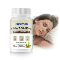 Ausresea OEM Comprimés d'extrait d'Ashwagandha – Soutien naturel contre le stress, amélioration de l'humeur, compléments pour le système immunitaire