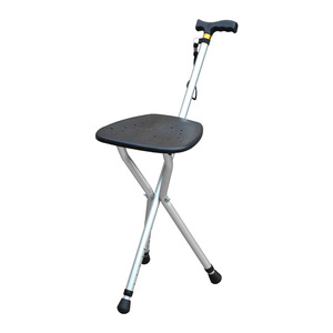 Hawbe Telescopic Walking Stick <b>Stool</b> 140-190cm <b>Height</b> <b>Adjustable</b> Outdoor Hiking Pole - Product Image 4