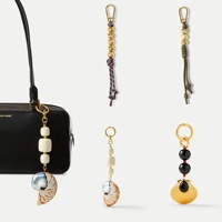 Брелок-подвеска JS Boho в морском стиле: ретро-декор для летней пляжной сумки, аксессуар с морской звездой, ракушкой и бусинами, для сумок