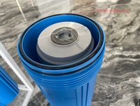 Système de filtration d'eau manuel pour toute la maison, sur mesure pour le marché du Moyen-Orient, filtration en 3 étapes, cadre en acier inoxydable 4,5 x 20 po, usage domestique