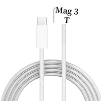 Câble USB-C vers magnétique 3 compatible avec la charge Mags pour accessoire d'ordinateur MacBook Pro 14 16 et Macbook Air Type C