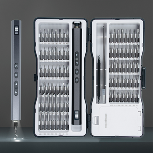 Juego de Destornilladores Eléctricos de Precisión 97 en <span class=keywords><strong>1</strong></span>, Destornillador Inalámbrico Recargable con 88 Puntas de Destornillador Multiusos - Product Image 1