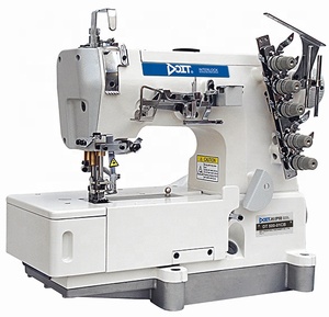 Machine à coudre interlock à lit plat à 3 aiguilles et 5 fils à entraînement direct DT 500-01CB/DD - Product Image 1