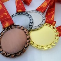 Haute qualité Logo personnalisé or métal en alliage de zinc médaille ronde poids lutte victoire trophée sur mesure Sport Souvenir