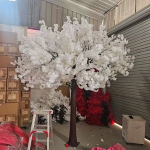 <span class=keywords><strong>Arbre</strong></span> artificiel réaliste en plastique écologique, grand, avec fleurs de cerisier et glycine, pour centre de table, mariage, anniversaire, vert - Product Image 6