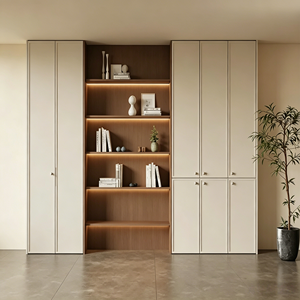 Mueble de Almacenamiento de Madera de Diseño Moderno y Sencillo, Librería Grande de Pared para Sala de Estar u Hotel, Multifuncional y de Gran Capacidad, en Oferta - Product Image 3