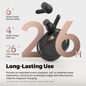 Auriculares profesionales <span class=keywords><strong>Soundpeats</strong></span> <span class=keywords><strong>Air</strong></span> <span class=keywords><strong>4</strong></span> Pro con micrófonos duales ANC avanzados y protección impermeable IPX4 para uso diario OEM - Product Image 6