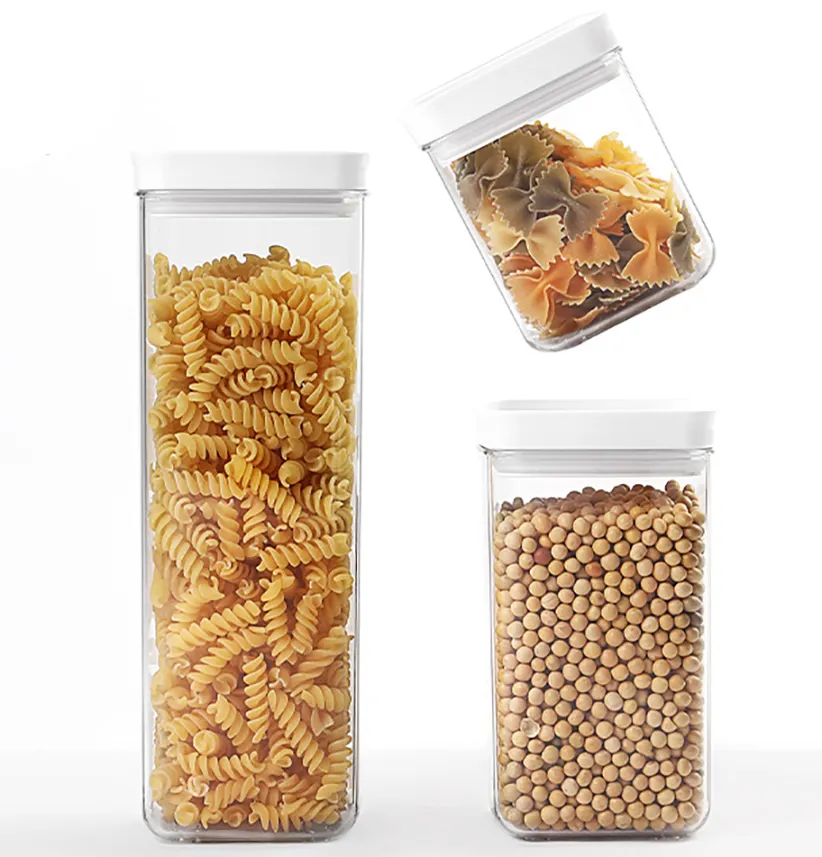 Food Kitchen Storage Containers Set of Various Sizes And Shapes