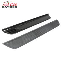 AISKA Couvre-seuils de porte avant en carbone sec, légers, style sport, adhésifs, accessoires intérieurs pour Tesla Model Y Juniper 2025+