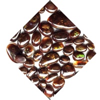 Cabochon d'agate de feu mexicaine naturelle taille de forme fantaisie qualité supérieure pour bijoux