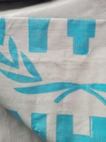 PEHD haute densité stratifié de bâche de PE l'autre plaine tissée enduite de LDPE adaptée aux besoins du client de tissu avec la couverture d'impression