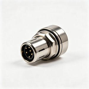 Carcasa Metálica Circular para Conector de Sensor Automotriz de Acero Inoxidable Personalizada CNC, Mecanizada por Torneado y Fresado CNC - Product Image 3