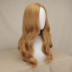 Parrucca personaggio Cosplay oggetti di scena con capelli biondi onde lunghe parrucca bianca per i costumi - Product Image 1