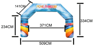 Pdyear nhà máy tùy chỉnh quảng cáo Inflatable vòm ngoài trời tổ chức sự kiện bắt đầu kết thúc sự kiện trong nhà lối vào tùy chỉnh Inflatable - Product Image 4