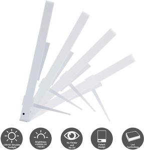 Lámpara de Terapia de Luz, 10000 lux, Luz LED Brillante, Simula el Aire Libre, para la <span class=keywords><strong>Depresión</strong></span>, con Despertador - Product Image 3