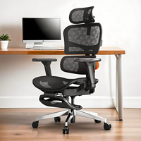 Promotion Chaise de bureau ergonomique en maille confortable et économique pour directeur, avec fonction inclinable, idéale pour l'étude et l'ordinateur