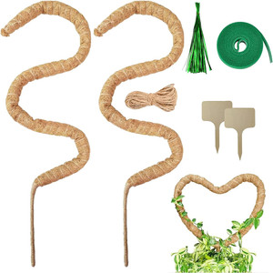 Hot Sale Garden Plant Climbing Pillar Balcony Bendable Moss Pole for Plants Monstera