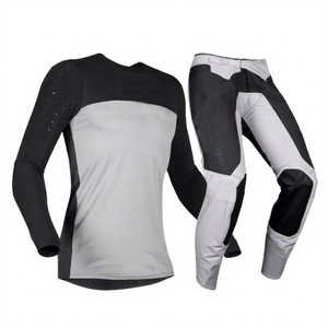 Combinaison de motocross coupe-vent grande taille en polyester à séchage rapide et respirante, maillot personnalisé par sublimation, pantalon 360 pour ATV, BMX, VTT - Product Image 1