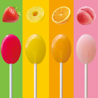 Sucettes KETO sans sucre, véganes, sans gluten, adaptées aux diabétiques