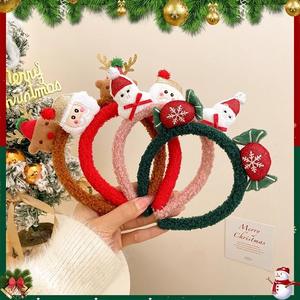 الجملة عيد الميلاد قرن الوعل و الأياميل عقال الشعر الملحقات مهرجان الحلو - Product Image 3