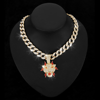 Collier pour homme Dragon Jeu en ligne Logo Pattern Personality Fashion Jewelry With 3mm Twist Rope Chain for Gift