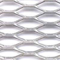 Grillage métallique expansé en maille losange, grillage métallique expansé en aluminium