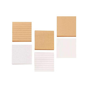 Daily Life Notepad Custom Brown Kraft Paper <b>Sticky</b> <b>Notes</b> Easy to Post Self-Stick <b>Note</b> Adhesive Memo Pads - Product Image 2