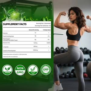 Gummies de marque privée pour le développement musculaire, supplément énergétique post-entraînement et créatine monohydrate pour adultes - Product Image 5