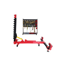 Banc de redressage de châssis de voiture léger de type T simple pour atelier de petite réparation