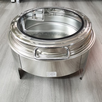 Ensemble d'ustensiles de cuisine restauration commerciale bougie marmite chauffante électrique chauffe-plats présentoir de buffet alimentaire plus chaud