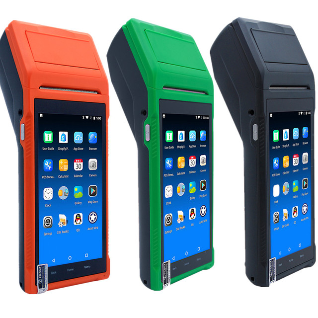 Q2P Q2I NFC Android Pos Printer Handheld Terminal Pos Portable Contactless Betting Ticket Printer Pos Systems for Restaurant