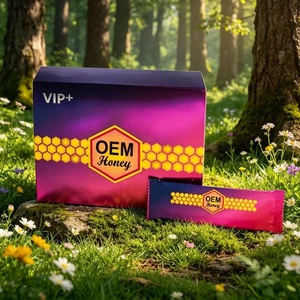 Miel al por Mayor <span class=keywords><strong>para</strong></span> <span class=keywords><strong>Hombres</strong></span> Adultos, Cajas de Exhibición <span class=keywords><strong>para</strong></span> Empaque de Miel - Diseño VIP de Doble Dosis, Paquete VIP - Product Image 2