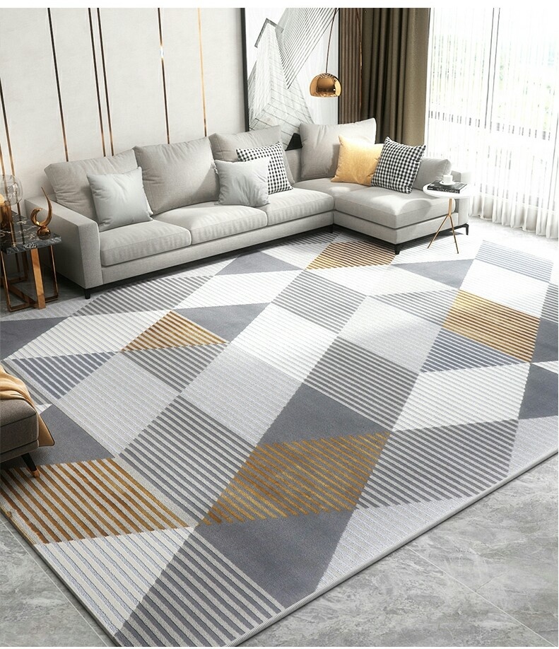 Modern carpets and rugs polyester area rug 3d printed rugs for living room large