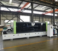 Machine de chantournage automatique multi-chaînes avec pré-fraisage et laser pour le travail du bois, PVC, ABS, MDF, colle PUR, pour panneaux de meubles