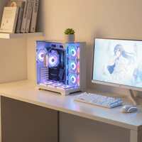 Boîtier PC personnalisé Pcooling, boîtier PC Full Tower pour jeux avec ventilateurs RGB, boîtier PC pour jeux, boîtiers d'ordinateurs pour jeux, tours d'ordinateurs pour jeux