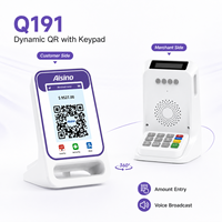 Мини-POS-терминал со сканером QR-кодов и NFC-ридером, поддерживающий динамические/статические QR-платежи для настольного использования