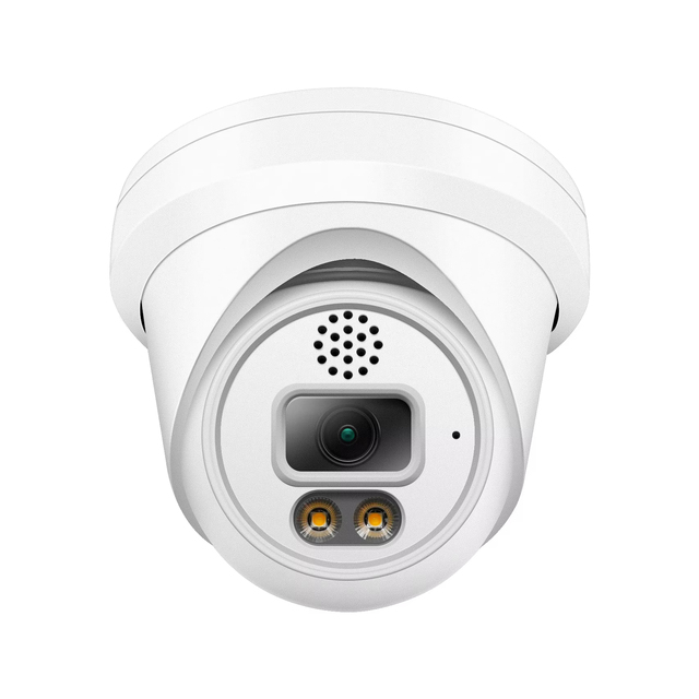 8MP 4K Support Third Sream Turret Dome Indoor/Outdoor Color-vu Night Vision Speaker&Microphone Audio Metal Hik CCTV Camera