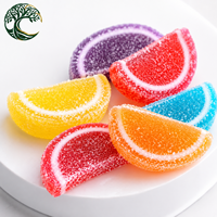 YUSAIL Premium Sugar Coated Cube Shaped Gummy Candy Assorted Fruit Flavored Confectionery Custom Logo Bagged Supply