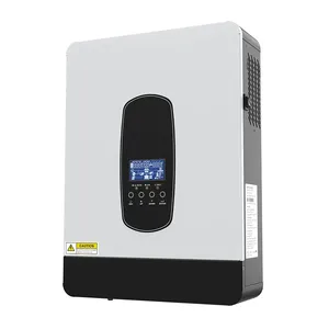 1800W/ 3000W hybrid off grid solar inverter with mppt controller 12V/24Vdc with 80A MPPT Charger 450V for lithium battery