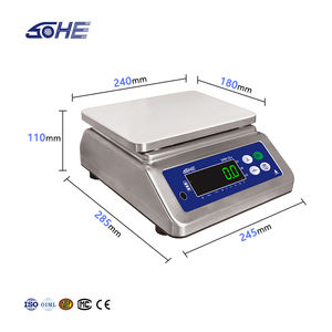 Báscula SOHE S5+ con Pantalla LED de 1.5/3/6/15/30 kg de Acero Inoxidable, Grado de Protección IP68, a Prueba de Agua - Product Image 5