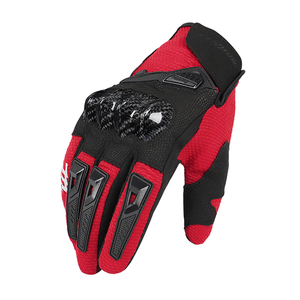 Gants de course en fibre de carbone respirants multicolores en option pour la protection des articulations Gants de vélo/moto résistants aux chutes avec écran tactile - Product Image 2