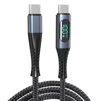 60 टुकड़े मूल प्रकार सी-डाटा 20W मैं फोन मूल रूप से 10 पैर 100W एलईडी 10Gbps नायलॉन प्रकार सी यूएसबी केबल Iphone के लिए सी करने के लिए